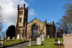 Cockpen Church from the graveyard